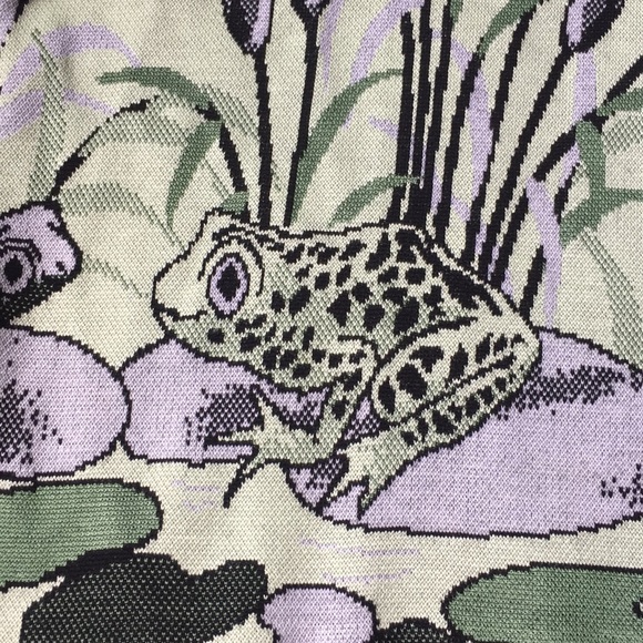 Mint green St. John mock neck T shirt. - Picture 2 of 5